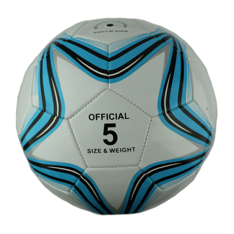 factory wholesale no. 2 no. 3 black and white football printable logo children and teenagers no. 4 ball adult wear-resistant pu5 ball Item Picture