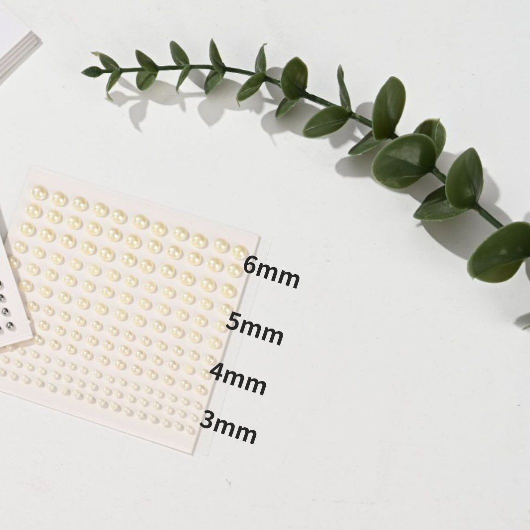 pearl face pasters festival party performance diy children's stage makeup acrylic diamond paste manicures decoration diamond sticker details Picture
