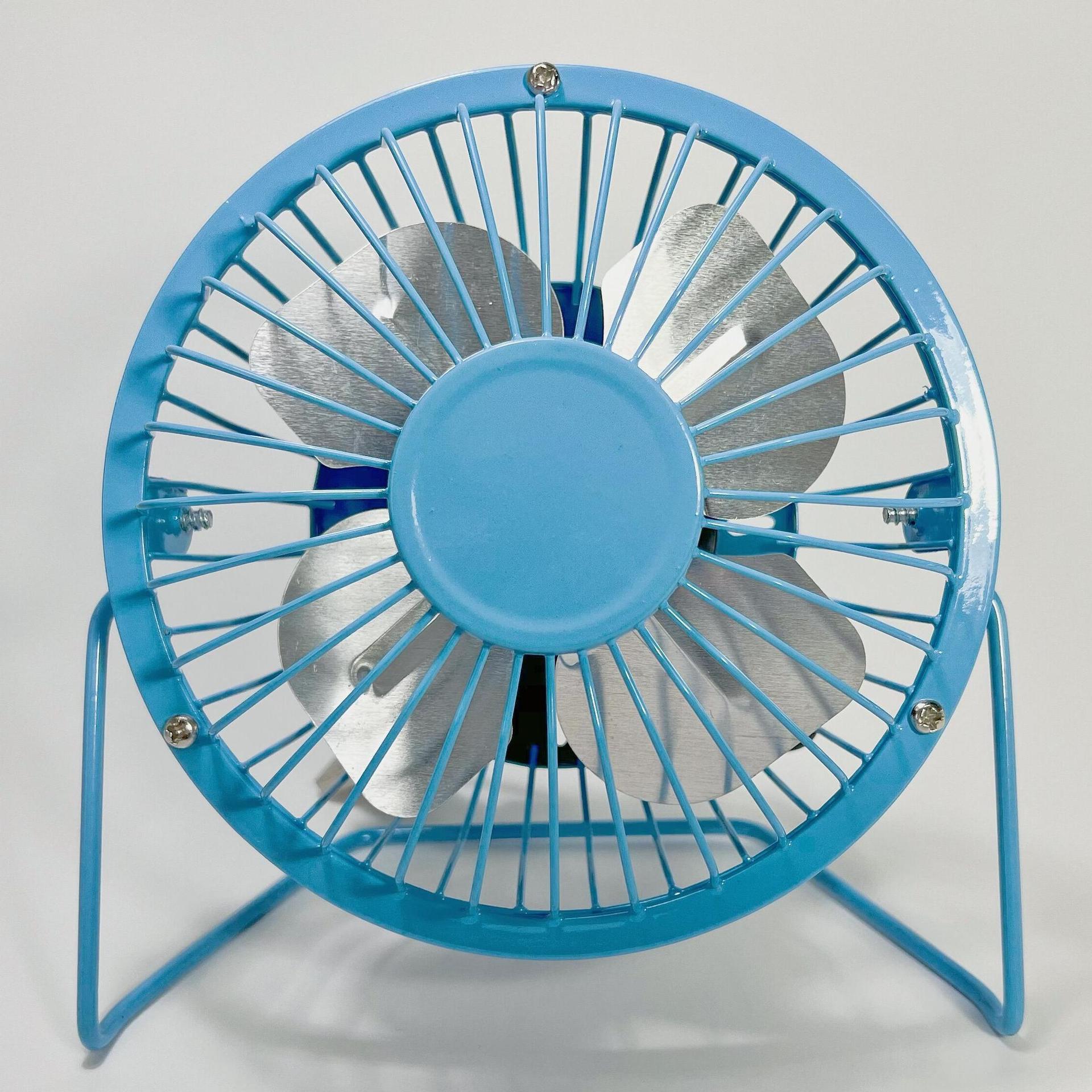 4-inch usb mini fan desktop fan electronic fan mini usb iron electric fan student dormitory loop Specification drawing