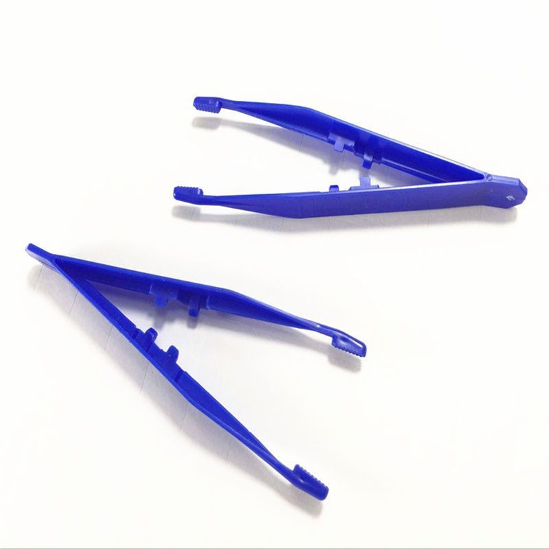 Plastic tweezers, disposable clamping tools detail image 2