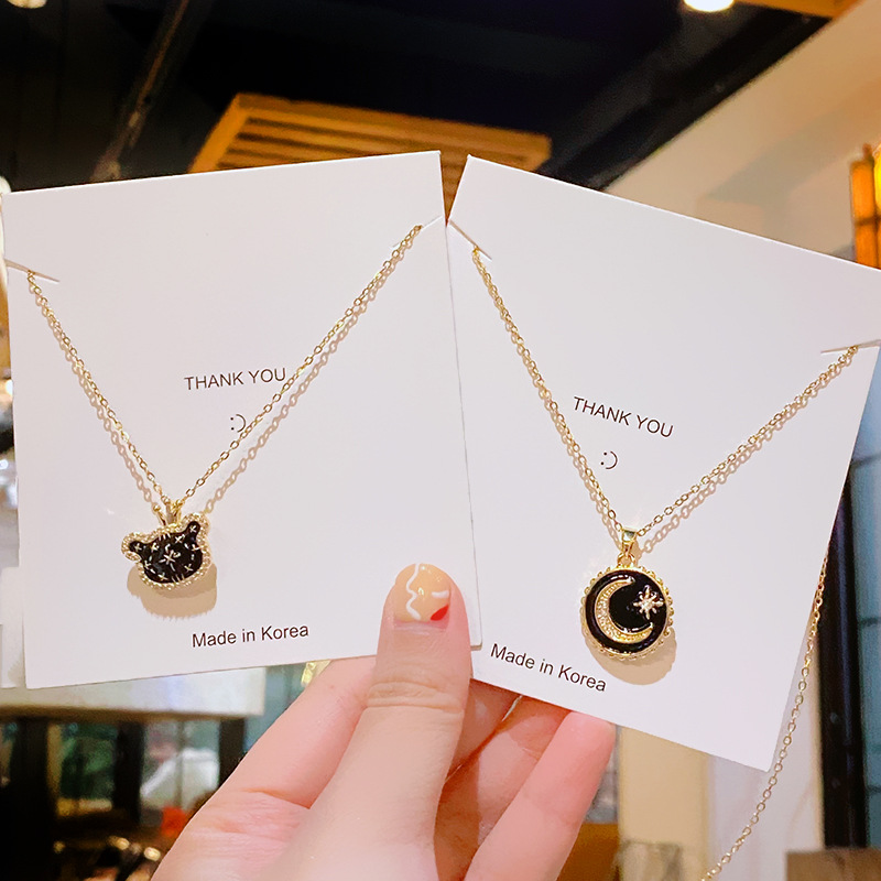 fashion and fully-jewelled zircon flower pendant titanium steel necklace for women summer hot selling all-match clavicle chain niche advanced ornament Application Scenario
