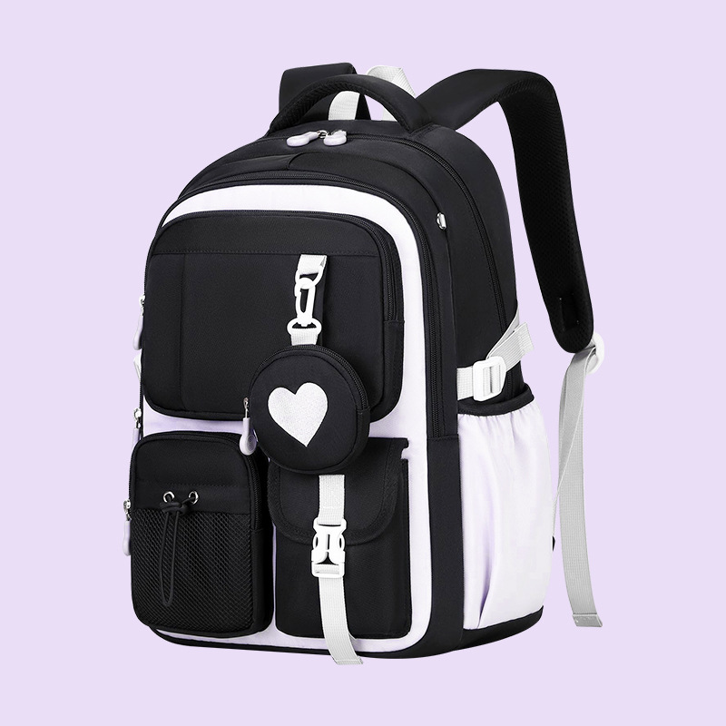 new fashion large capacity schoolbag primary school student offload wear-resistant backpack leisure commute backpack cross-border wholesale full figure