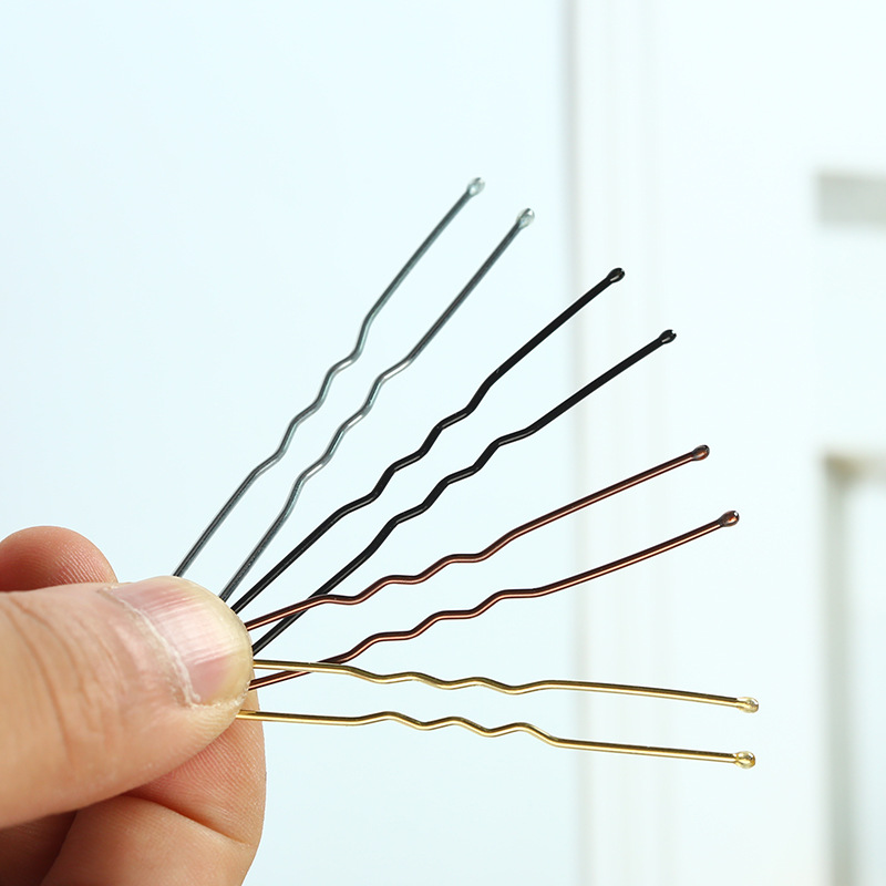 u-shaped hairpin factory wholesale bridal hair accessories headwear studio dance hair clip hair clasp u-clips Application Scenario