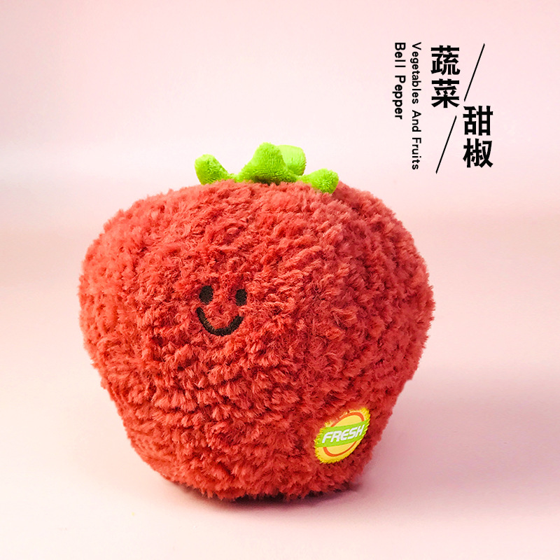 fruit plush toys simulation durian cute doll small doll batch children hair claw machine wedding tossing doll full figure