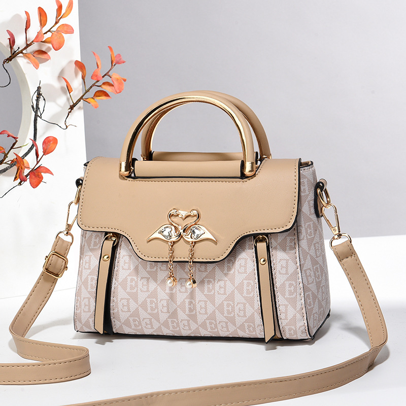 new french style women's bag bag fashion handbag light luxury printed shoulder messenger bag three-dimensional classic style bags Specification drawing