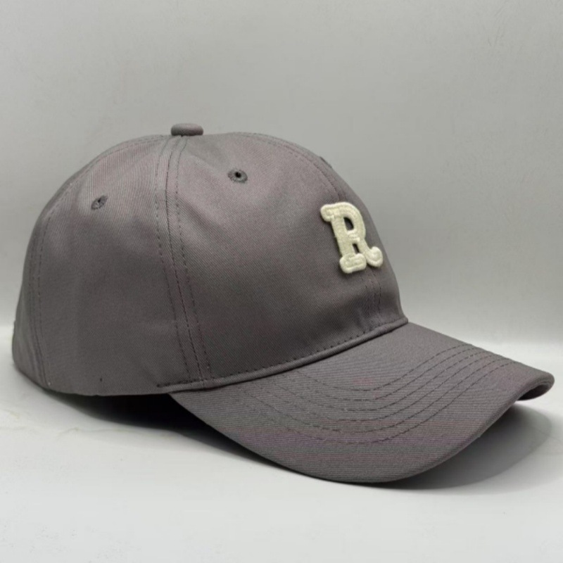 hat alphabet peaked cap men's korean-style all-match curved brim cotton soft top sun hat fashion sporty simplicity women's baseball cap details Picture