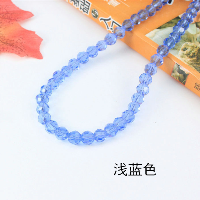 wholesale 32 faceted round globe beads artificial glass crystal bead scattered beads diy jewelry accessories materials Application Scenario