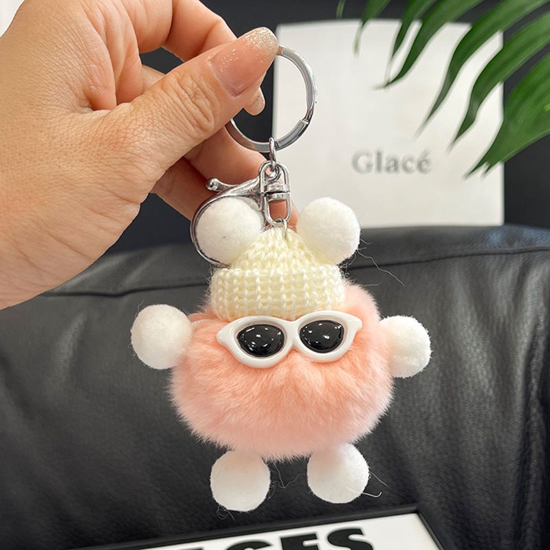 new cute pet small briquette monster doll pendant anti-lost keychain schoolbag pendant plush super cute gift Item Picture