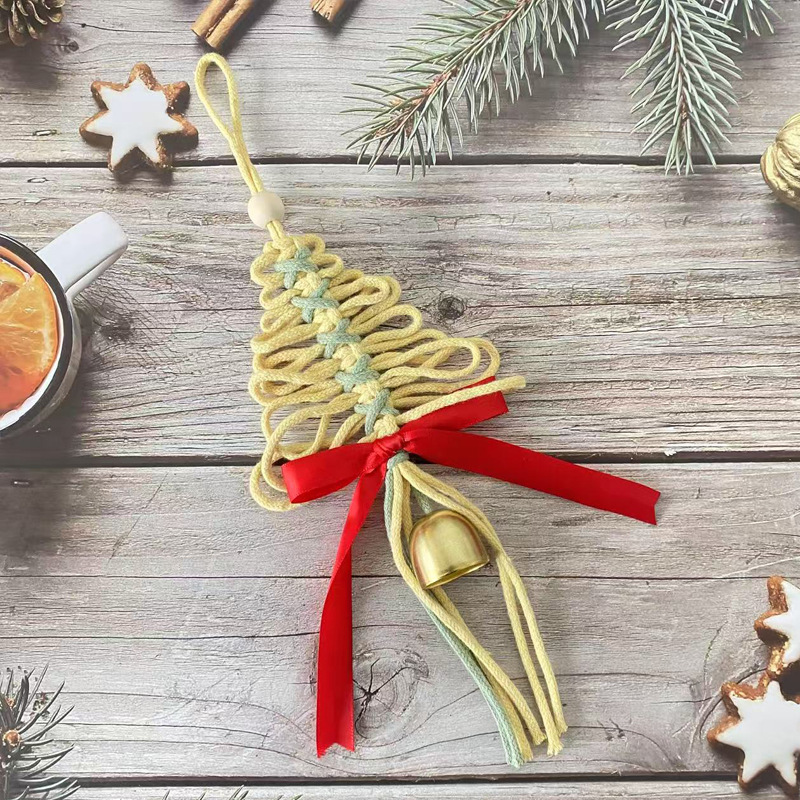 hand-woven christmas tree decorations wholesale christmas atmosphere hangings arrangement christmas window shop decoration Specification drawing