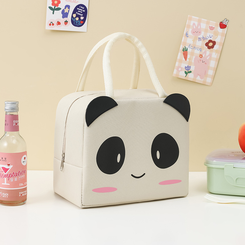 lunch box handbag waterproof heat insulation bag refrigerated bag aluminum foil thickening lunch box bag work with rice lunch box bag lunch box bag Specification drawing
