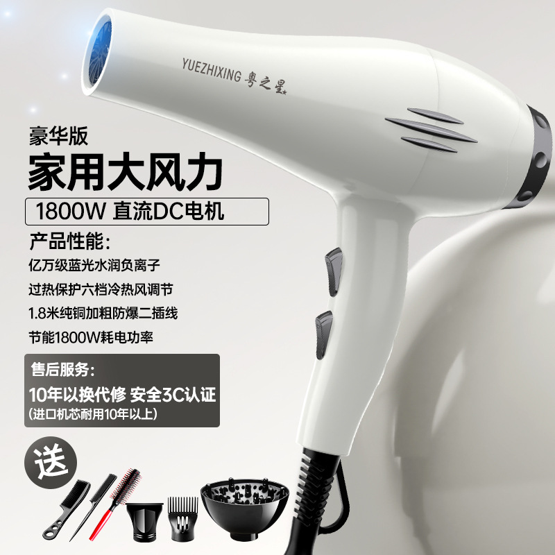factory wholesale hair dryer high-power blue light anion hair dryer home hair salon quick-drying heating and cooling air hair dryer Specification drawing