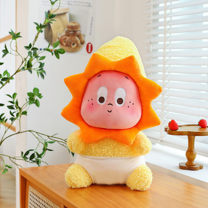 cartoon xingx-person series plush toys children's sleeping pillow ragdoll doll doll birthday gift details Picture