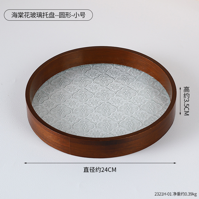 ice cracked ceramics dim sum plate fruit plate chinese style stove for boiling tea household restaurant goblet refreshments dried fruit tray saucer full figure