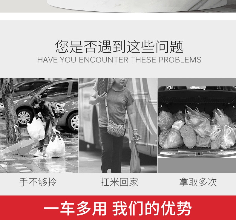 菜篮子铝合金手推车小拖车折叠家用购物车拿快递小推车老人买菜车详情4