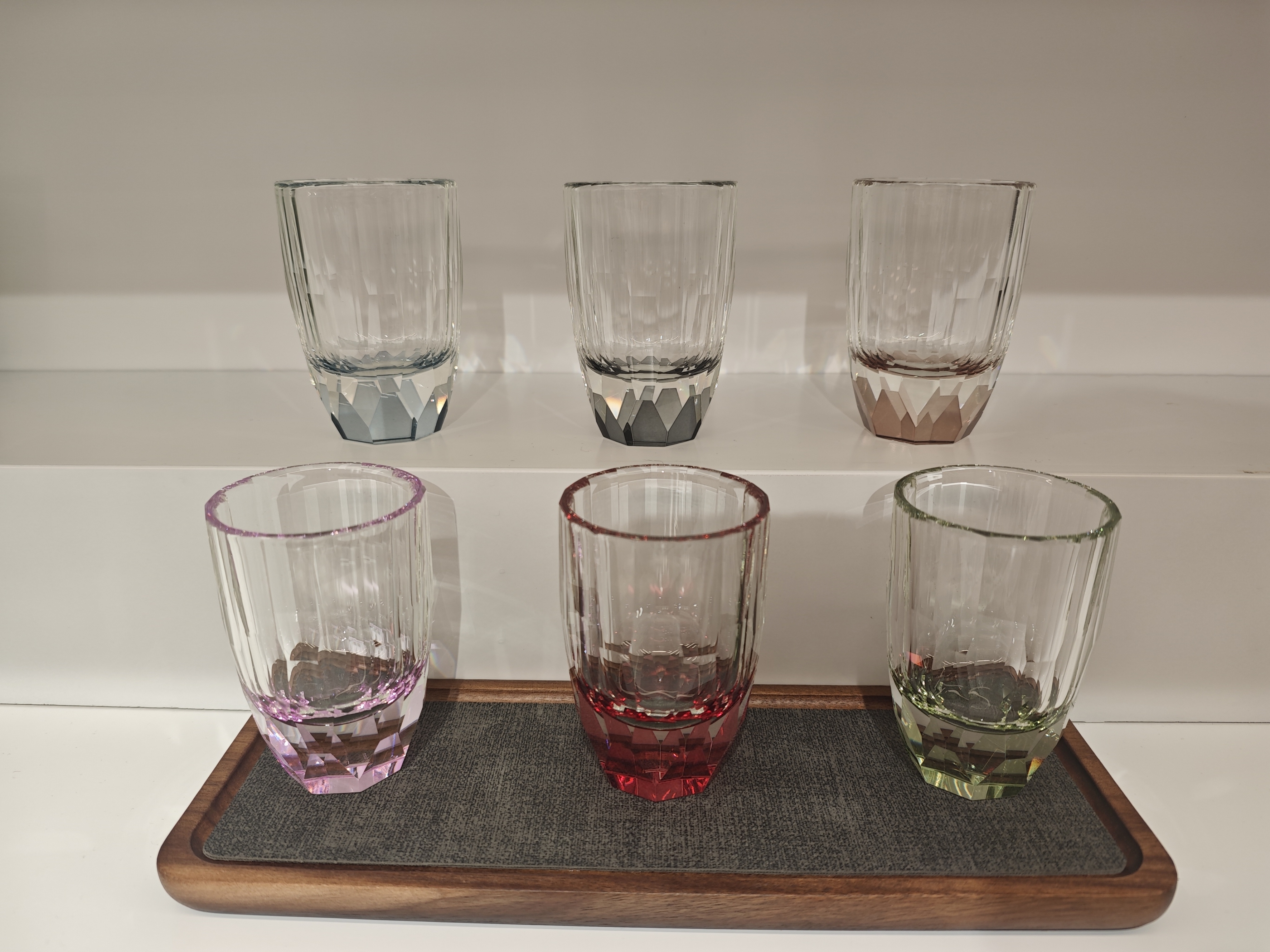 玻璃杯/竹节杯/玻璃小熊杯/茶具杯子/玻璃商务杯细节图