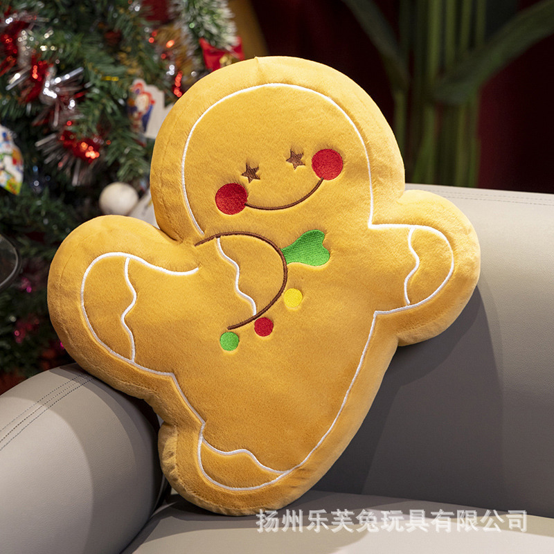 cross-border christmas tree santa doll snowman gingerbread man plush toy christmas atmosphere decorations gift full figure