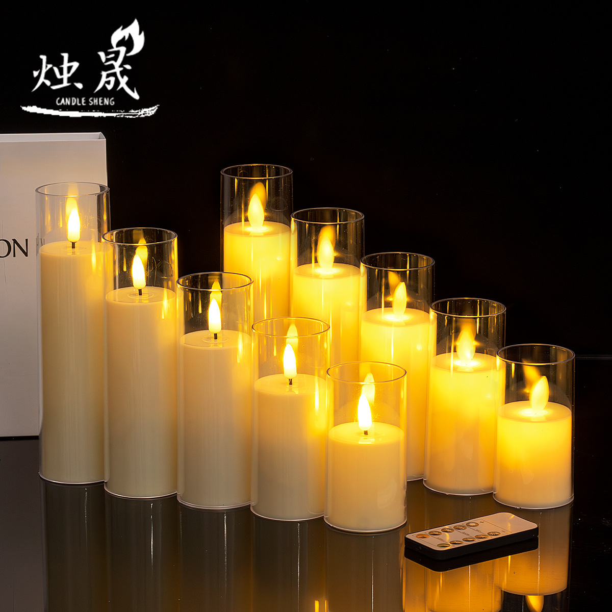 electronic candle led electronic candle light remote control simulation candle cup birthday ideas wedding swing candle props full figure
