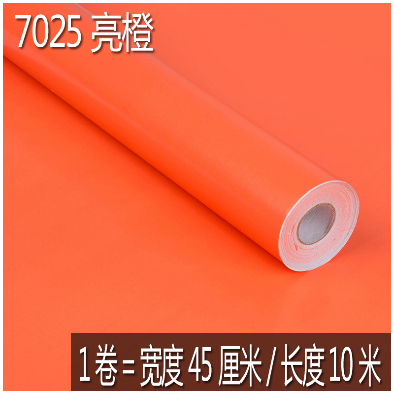 factory supply pvc self-adhesive wallpaper wallpaper kindergarten bedroom sticky notes advertising lettering renovation solid color stickers Item Picture