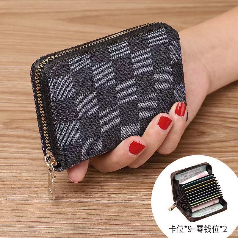 hot selling expanding card holder new multiple card slots large capacity document package card holder factory direct sales mini purse full figure