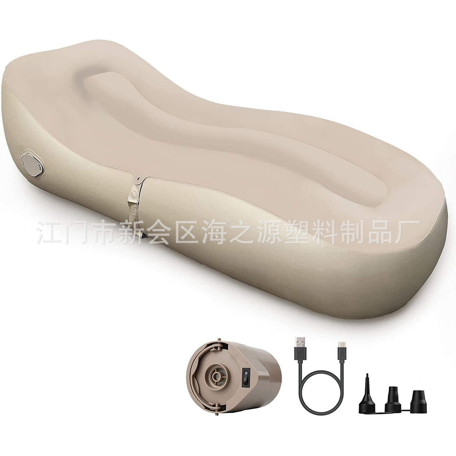 automatic inflatable sofa outdoor sports lazy sofa bed foldable and portable camping camping sofa full figure