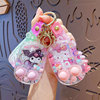 creative decompression game water shooting keychain cartoon sanrio car key chain schoolbag pendant small gift Item Picture