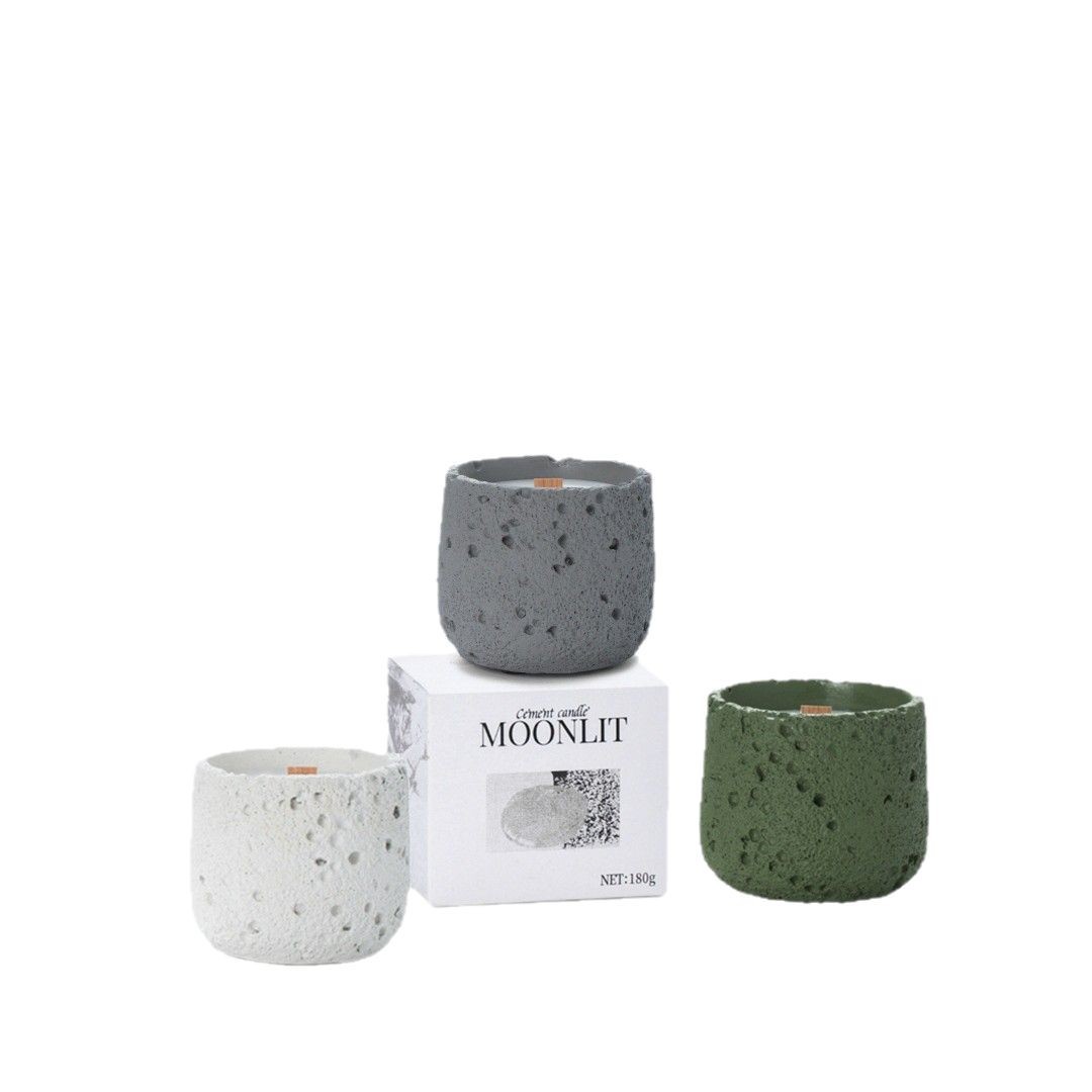 byme hundred secret moonlight night time wooden core aromatherapy candle high-end sense of atmosphere soy wax gift birthday candle Item Picture