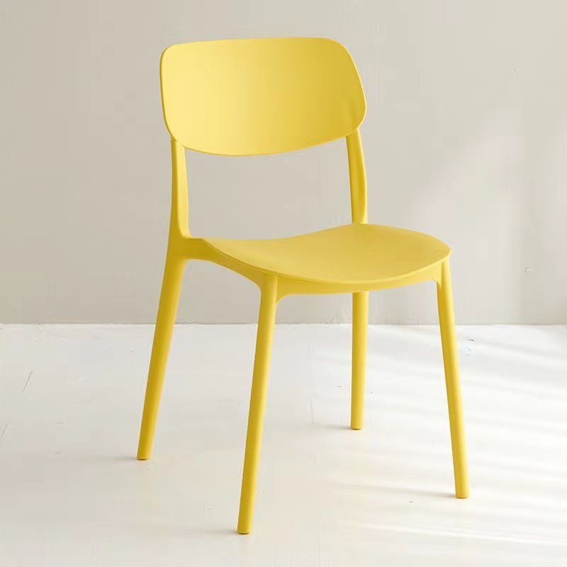 thickened plastic chair backrest office chair simple nordic noodle restaurant conference home sidewalk snack booth restaurant dining table and chair Item Picture