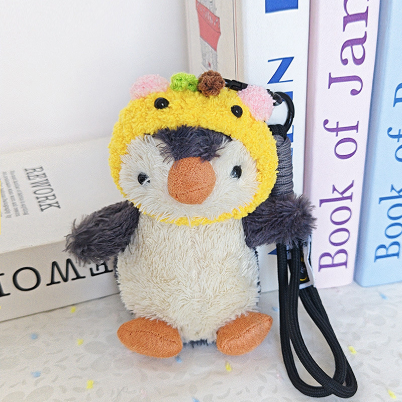 cartoon animal peanut penguin plush small pendant cute penguin plush doll toy bags hanging ornament Application Scenario