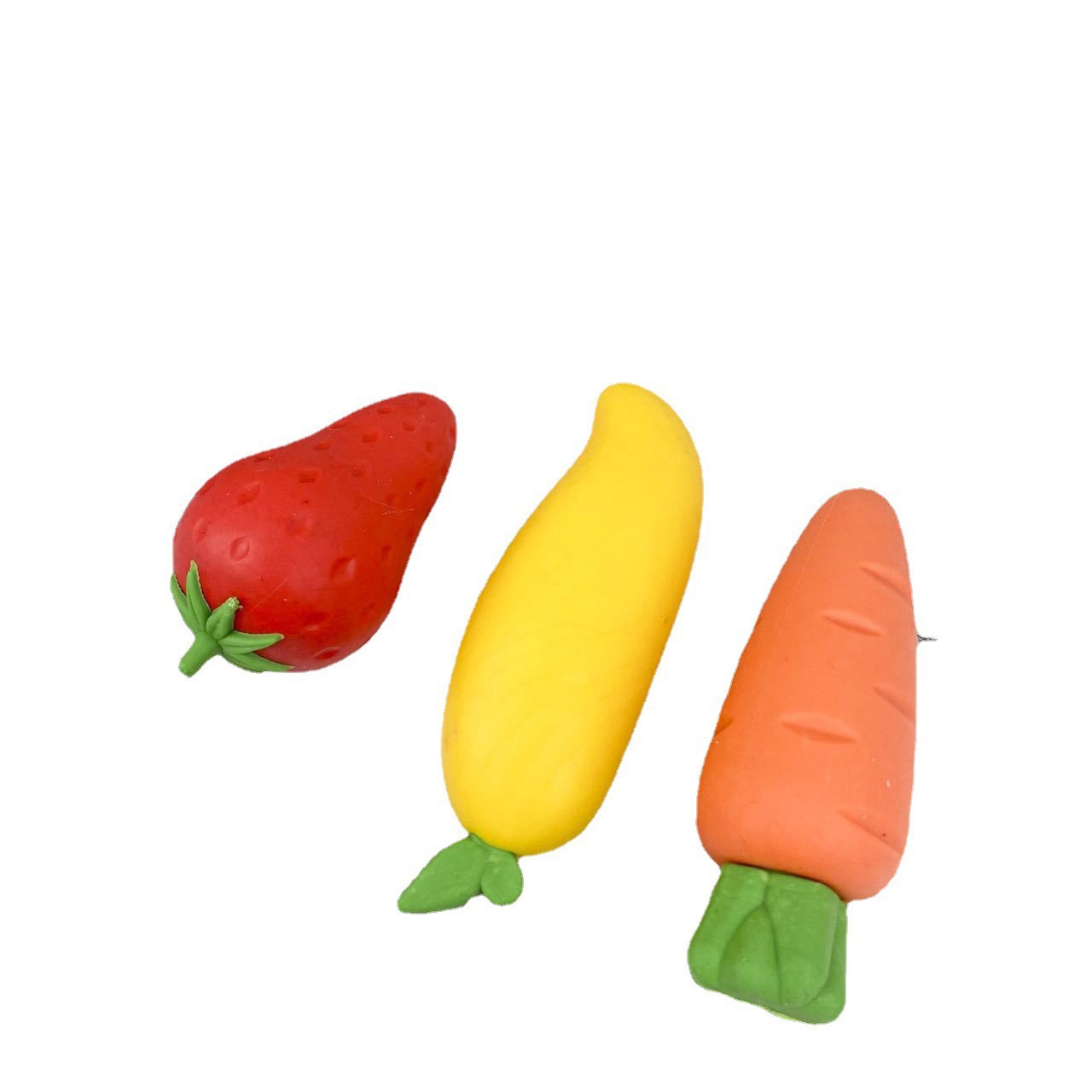 big mac fruit carrot eraser cute eraser clean seamless student dandruff-free eraser creative stationery Item Picture