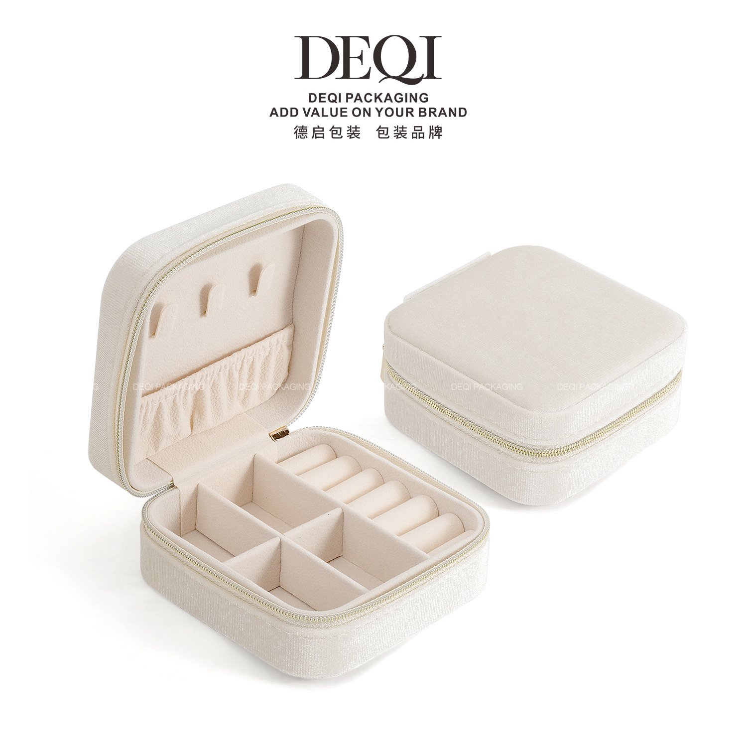 south korea velvet jewelry box mini portable gift box jewelry box high sense Application Scenario