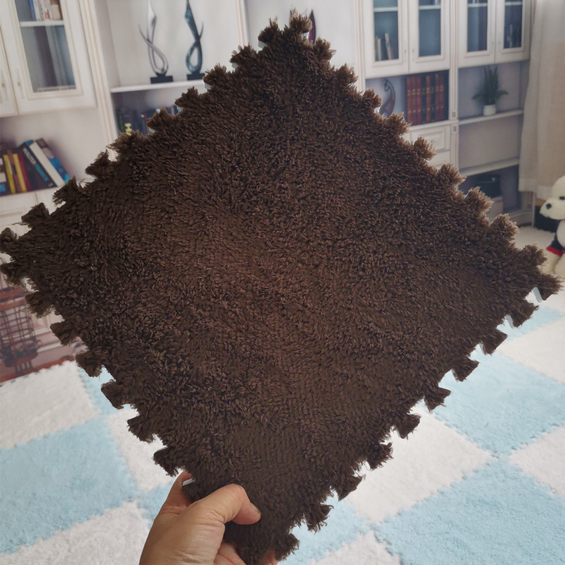 pile floor covering bedroom splicing blocks thickened floor mat living room large area fully covered light luxury bedside blanket balcony cushions Application Scenario