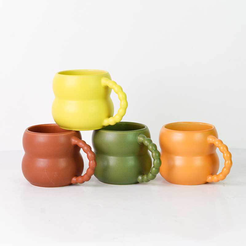 foreign trade customized mug opening event gift cup color coffee cup premium gifts ceramic cup Item Picture