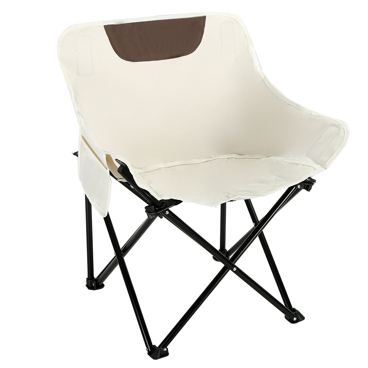 outdoor folding chair portable outdoor stool beach chair camping camping lightweight folding arc moon chair wholesale Application Scenario