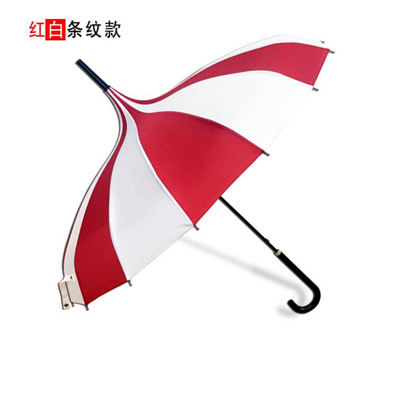 factory in stock black and white stripes 16 bones pagoda umbrella performance photography props long handle umbrella creative gift umbrella customization details Picture