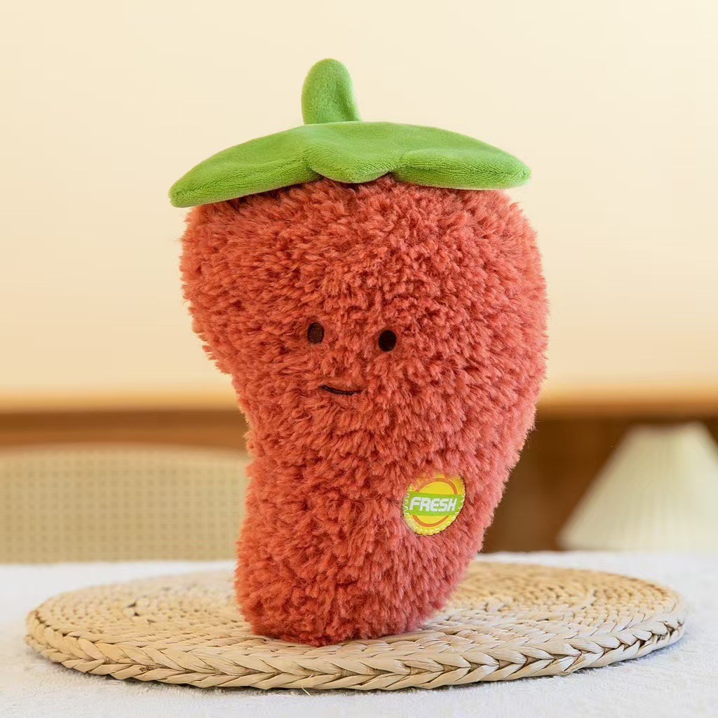 plush toy fruit doll cute vegetable doll prize claw doll company wedding scene interactive ankle biter full figure