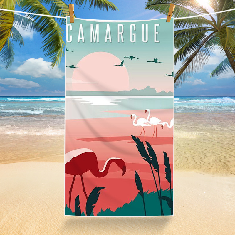 hot selling beach towel bath towel wholesale microfiber towel beach mat digital printing sports bath towel can be customized with pictures full figure
