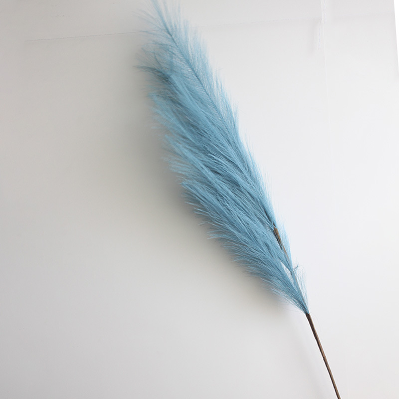 artificial pampas grass 100cm long pampas grass fake flower furnishings wedding decorations cross-border supply simulation reed full figure
