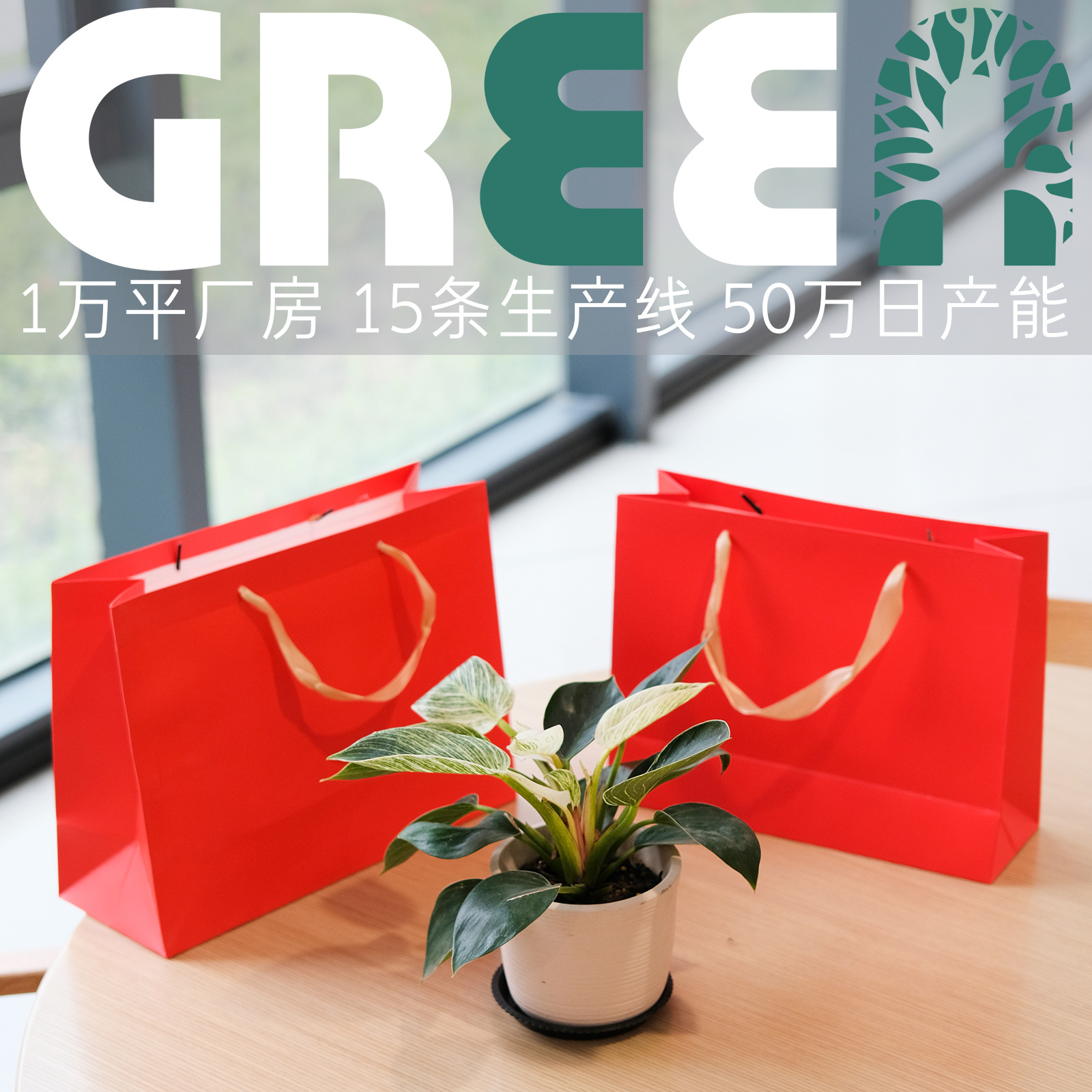 red paper bag paper handbag festival red gift bag shopping bag clothing white cardboard paper bag printing logo Application Scenario