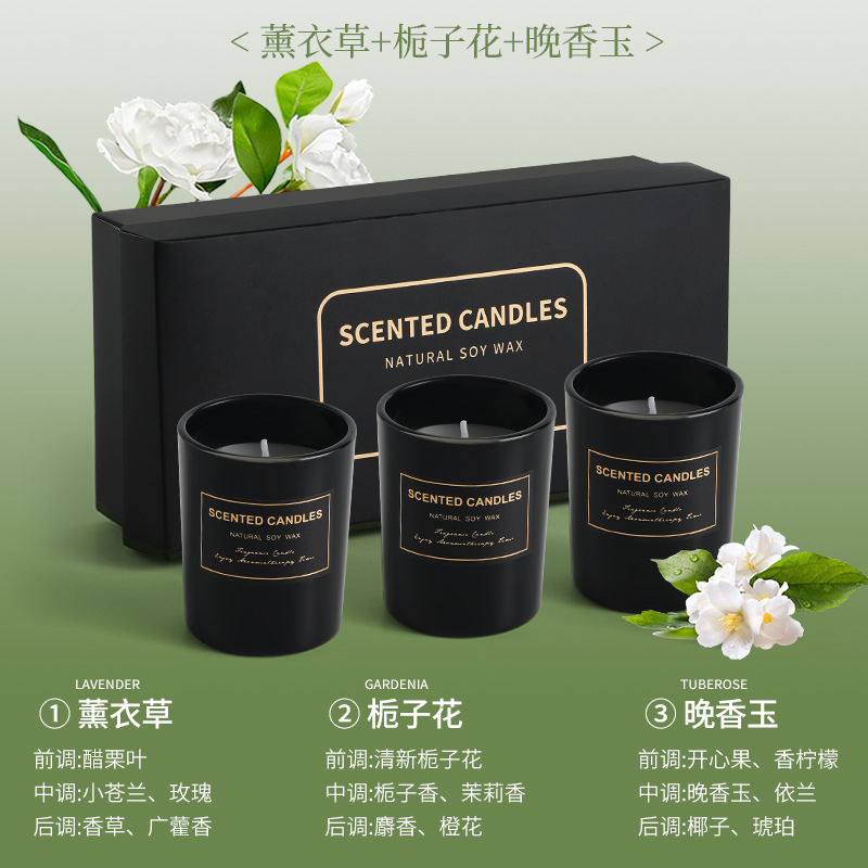 tea light aromatherapy candle with hand gift birthday high sense gift candle aromatherapy atmosphere sense gift box canned scent candle details Picture