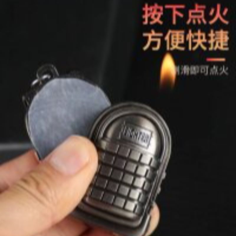 绝地求生钥匙扣吃鸡游戏背包周边模型网红创意新款明火打火机详情图4