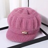 women's autumn and winter new old hat knit casual fashion mom cap middle-aged and elderly thickened fleece-lined warm wool hat Item Picture