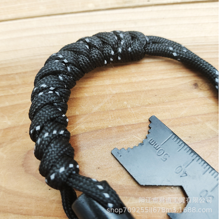 wholesale 13*130 firestone camping survival magnesium bar outdoor survival equipment whistle fint and steel fire stick Specification drawing