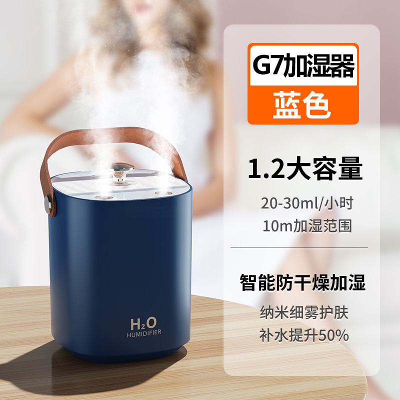 new dual spray mute portable humidifier household heavy fog office bedroom air humidifier humidifier full figure
