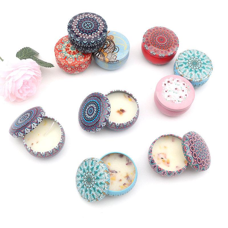 cross-border dried soy wax flower fragrance candles wedding gift birthday gift flower fragrance incense candle batch hair fringe grip stabilizer pad Specification drawing