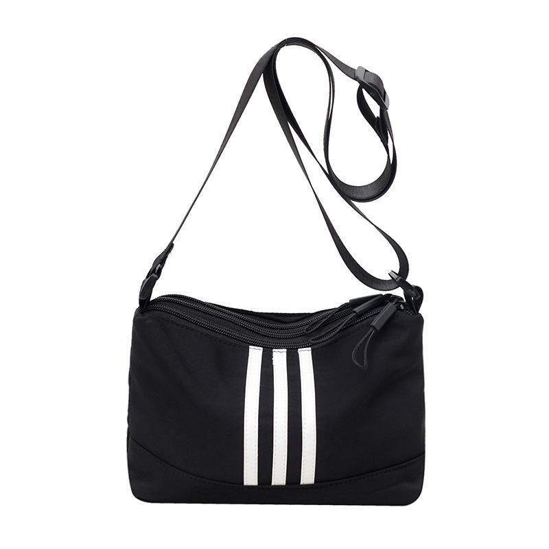New lightweight and simple crossbody bag, a trendy and casual portable handbag with three horizontal stripes. Wholesale of fashionable single-shoulder bags Item Picture