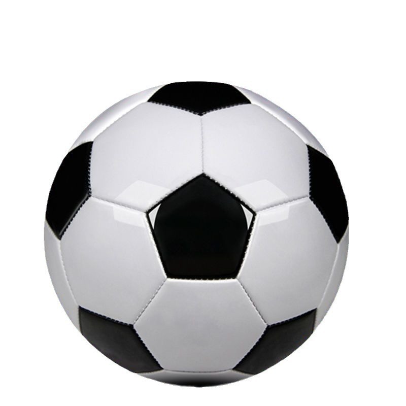 factory wholesale thick black and white football children no. 3 no. 4 no. 5 adult primary and secondary school students pvc machine sewing printable logo full figure