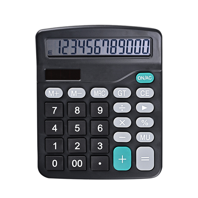 good-looking solar calculator financial accounting dedicated large screen calculator dual power office computer details Picture