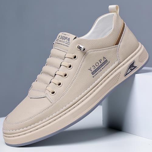 2025 spring men's shoes new breathable white shoes men's fashionable all-match platform sneakers casual sneakers fashionable shoes details Picture