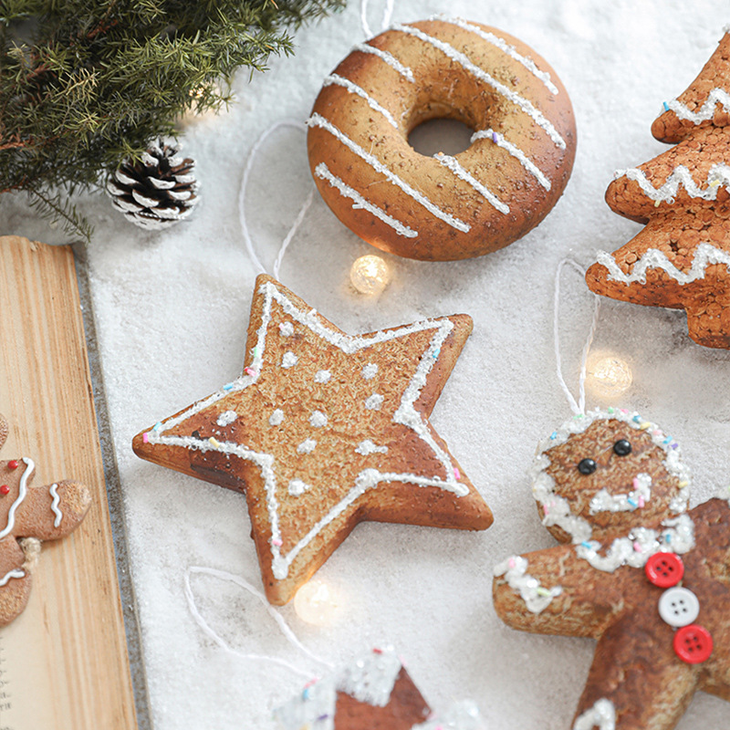 new cross-border christmas atmosphere decorative ornaments sticky powder snowflake five-pointed star christmas tree foam ornaments in stock Application Scenario