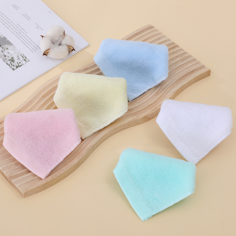 cotton class a household pure cotton square towel absorbent lint-free soft children's kindergarten cartoon towel kerchief for babies Application Scenario